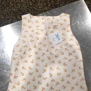 Anchor dress with pockets